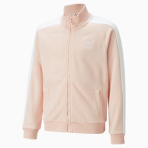 Classics T7 Girls' Track Jacket, Rose Dust