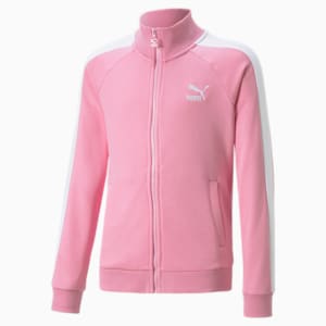 Classics T7 Girl's Track Jacket, PRISM PINK