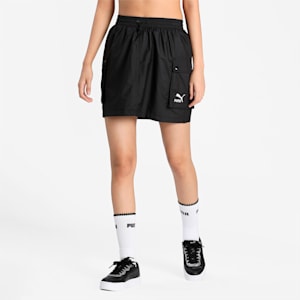Classics Women's Cargo Skirt, Puma Black, extralarge-IND