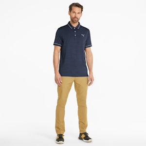 CLOUDSPUN Monarch Men's Golf Polo Shirt, Navy Blazer Heather-High Rise