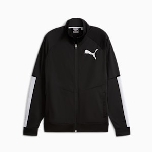 Contrast 2.0 Men's Track Jacket, Puma Black-Puma White, extralarge