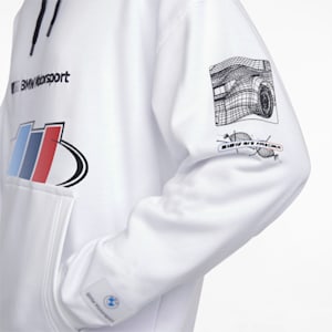 BMW M Motorsport Street Men's Hoodie, Puma White, extralarge