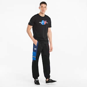 BMW M Motorsport Street Men's Sweatpants, Puma Black-Marina-Blueprint-High Risk Red, extralarge