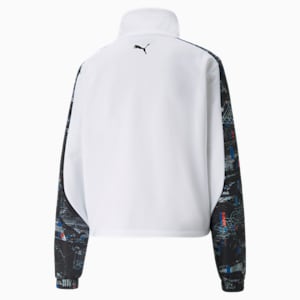 BMW M Motorsport Street Half-Zip Women's Jacket, Puma White