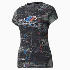 BMW M Motorsport Street Women's Tee, Puma Black, extralarge