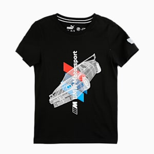 BMW M Motorsport Kids Street T-Shirt, Puma Black, extralarge-IND