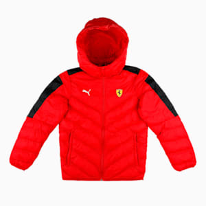 Ferrari Race T7 Kid's Down Jakcet, Rosso Corsa, extralarge-IND