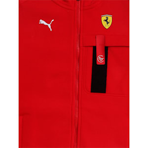 Ferrari Race Hooded Kid's Sweat Jacket, Rosso Corsa, extralarge-IND