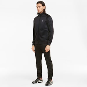 Ferrari Style T7 Men's Track Jacket, Puma Black, extralarge-IND