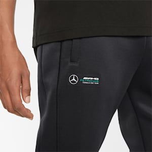 Mercedes AMG Petronas F1 T7 Men's Slim Fit Track Pants, Puma Black, extralarge-IND