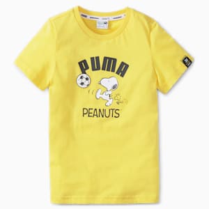T-shirt PUMA x PEANUTS, enfant, Maïs