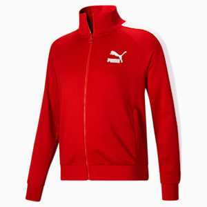 Iconic T7 Men's Track Jacket BT, High Risk Red-Puma White