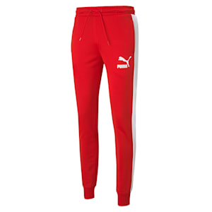 Iconic T7 Men's Track Pants, High Risk Red, extralarge