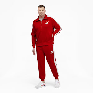 Puma red and white tracksuit discount