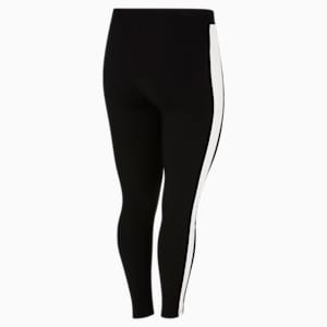 New Balance Black White Logo Stripe Activewear Leggings Women's