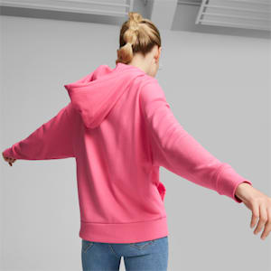 Sudadera con capucha y logo Classics para mujer, Sunset Pink