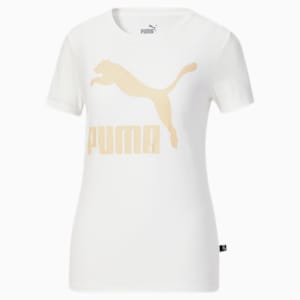 Camiseta Classics con logotipo para mujer, sin color, extragrande