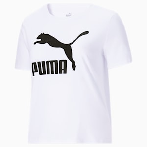 T-shirt PL à logo Classics, femme, Blanc Puma