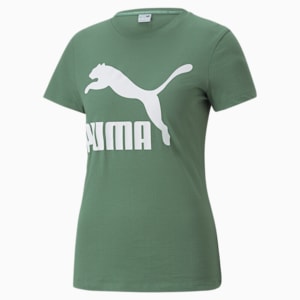 T-shirt à logo Classics, femme, Vert forêt foncé