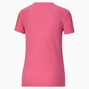 Classics Women's Logo Tee, Sunset Pink-Silver