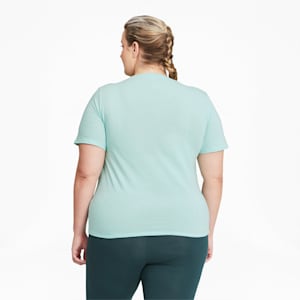 T-shirt PL à logo Classics, femme, Coquille bleue-Crépuscule