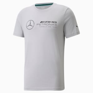 T-shirt à logo Mercedes F1, homme, Argent équipe Mercedes