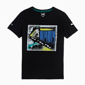 Mercedes AMG Petronas Graphic F1 Youth Regular Fit T-shirt, Puma Black, extralarge-IND