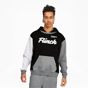 Combine Men's Basketball Hoodie, Puma Black-Medium Gray Heather