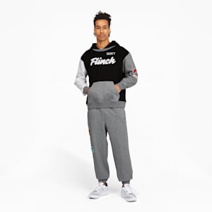 Combine Men's Basketball Hoodie, Puma Black-Medium Gray Heather