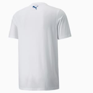 All Tournament Men's Basketball T-shirt, Puma White-Vallarta Blue