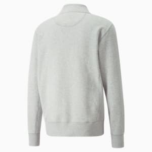 MMQ Mock Neck Sweater, Light Gray-Heather BC02