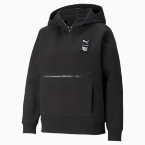 PUMA x FIRST MILE Double Knit Women's Hoodie, Puma Black, extralarge