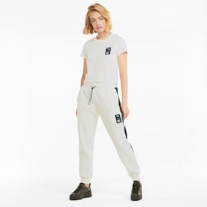 First Mile Regular Fit Knitted Women's Jogger, Ivory Glow