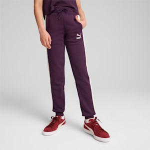 Classics T7 Girls' Track Pants, Midnight Plum, extralarge