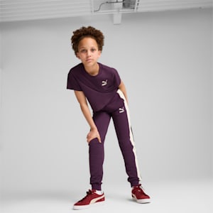 Classics T7 Girls' Track Pants, Midnight Plum, extralarge