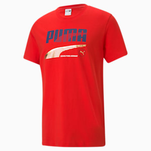 Decor8 Graphic Men's T-Shirt, Poppy Red