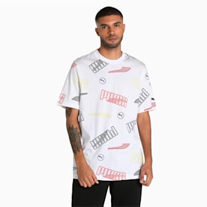 Decor8 All Over Print Men's T-Shirt, Puma White-AOP, extralarge-IND