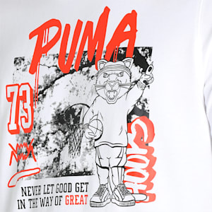 Dylan Short Sleeves Men's T-Shirt, Puma White-Puma Black
