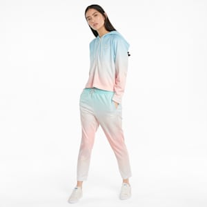 Gloaming AOP Women's Hoodie, Eggshell Blue-Gloaming