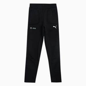 Mercedes AMG Petronas F1 Knitted Youth Slim Fit Sweat Pants, Puma Black, extralarge-IND