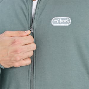 PUMA x one8 Men's Full Zip Slim Fit Jacket, Balsam Green, extralarge-IND