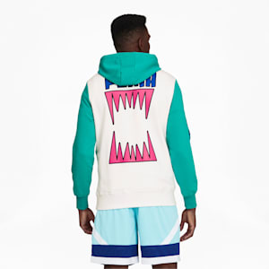 2K Men's Basketball Hoodie, Puma White-Columbia