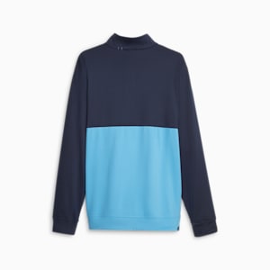 Gamer Colourblock Quarter-Zip Men’s Golf Pullover, Navy Blazer-Regal Blue, extralarge-GBR