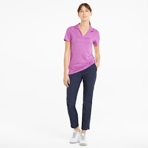 CLOUDSPUN Coast Women's Golf Polo, Mauve Pop Heather