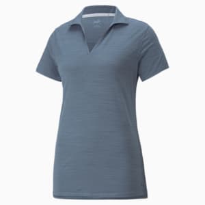 CLOUDSPUN Coast Women's Golf Polo, Evening Sky Heather