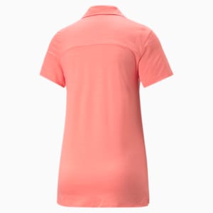CLOUDSPUN Coast Women's Golf Polo, Carnation Pink Heather