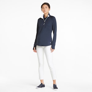 Gamer Quarter-Zip Women's Golf Pullover, Navy Blazer, extralarge-GBR