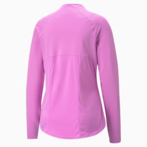 Shine Quarter-Zip Women's Golf Pullover, Mauve Pop