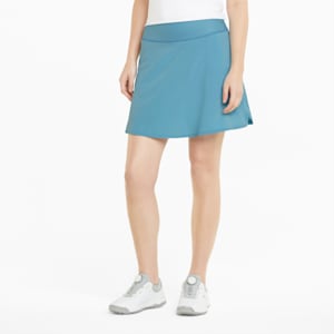 PWRSHAPE Solid Women's Golf Skirt, Dusty Aqua