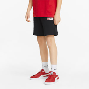 PUMA x BATMAN Youth Regular Fit Shorts, Puma Black, extralarge-IND